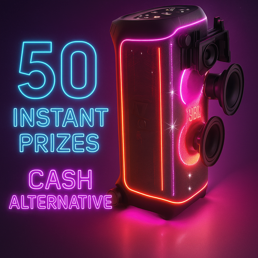 WIN JBL Partybox Ultimate, 1100 W + 50 Instant Prizes