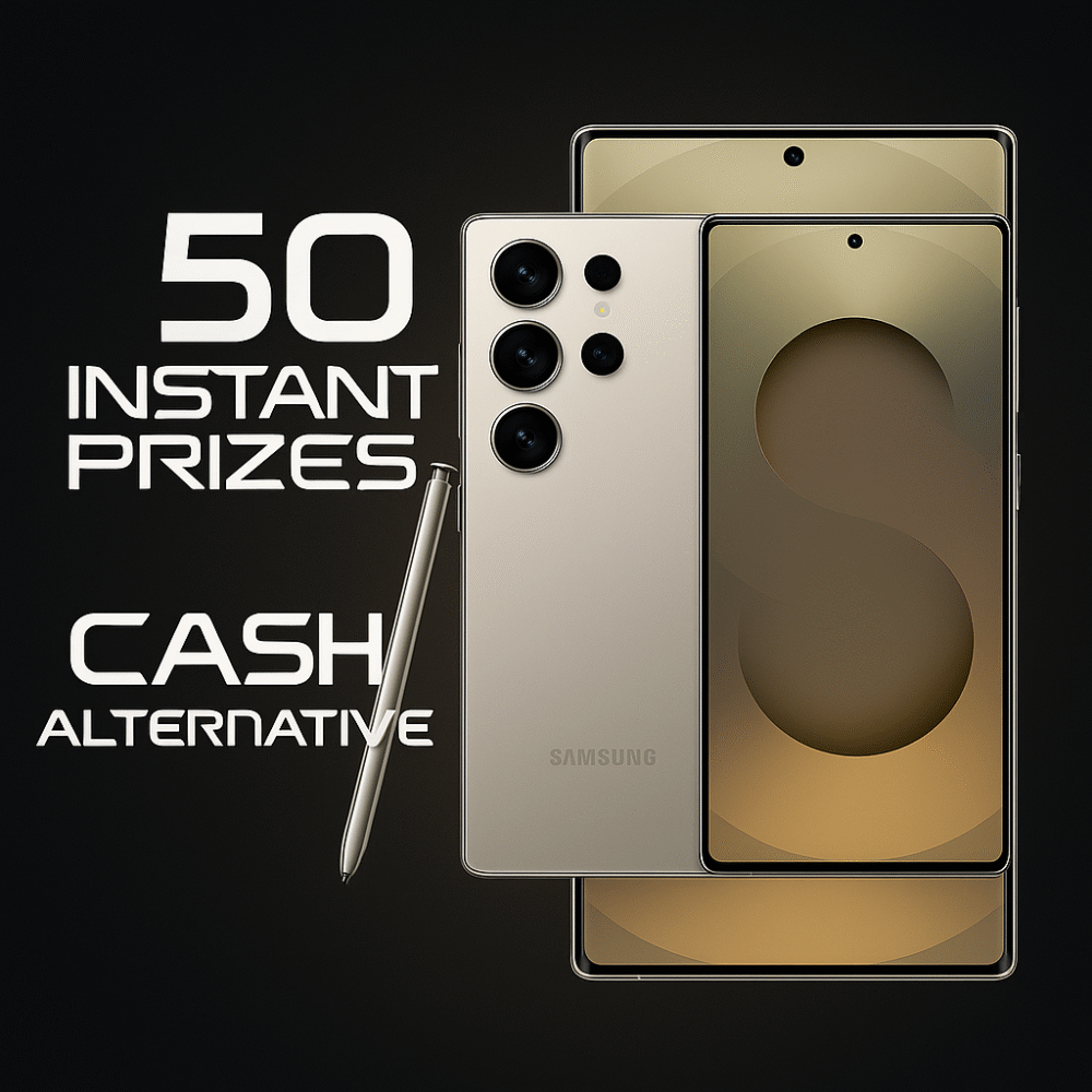 WIN Samsung Galaxy S25 Ultra + 50 Instant Prizes