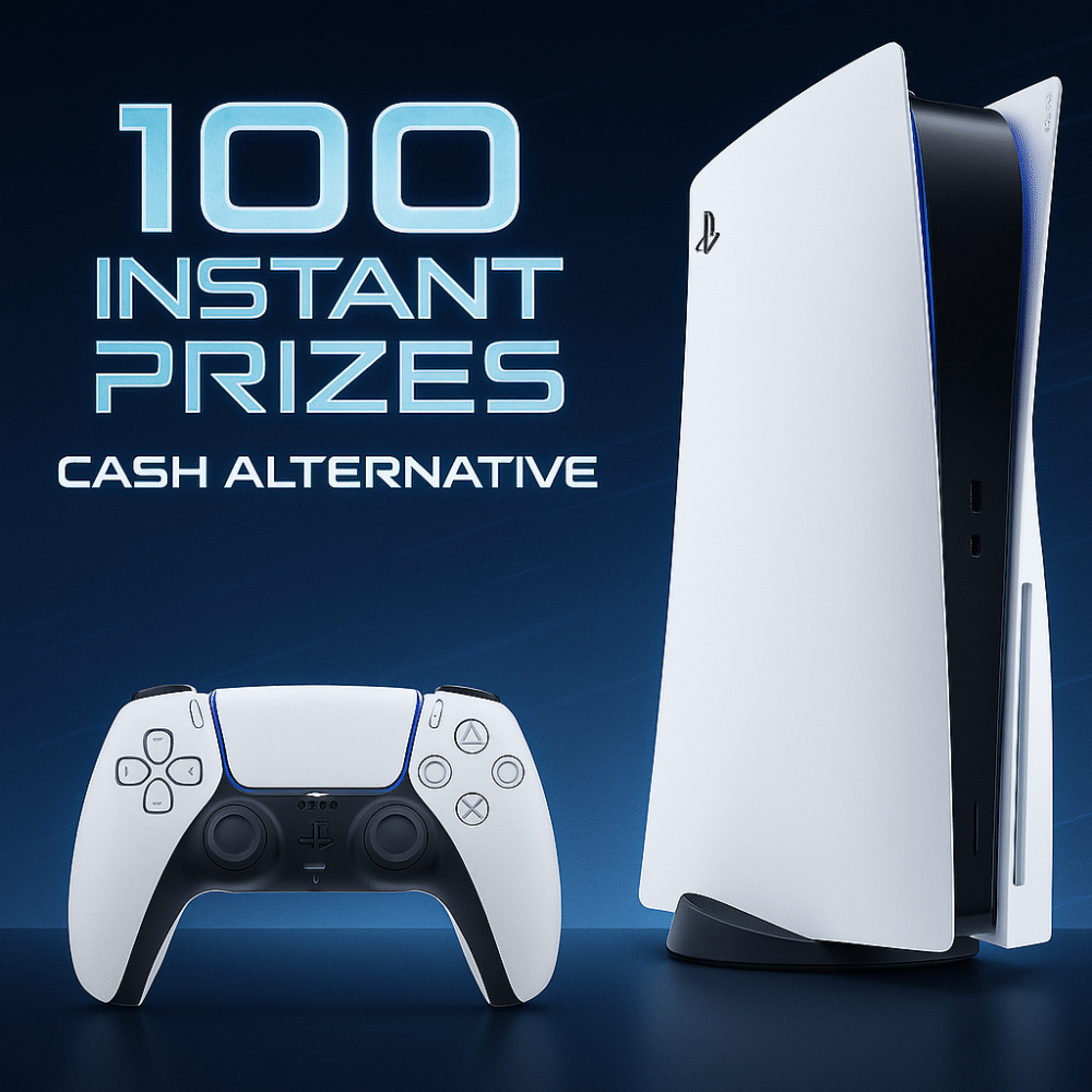 WIN PlayStation 5 Pro + 100 Instant Prizes