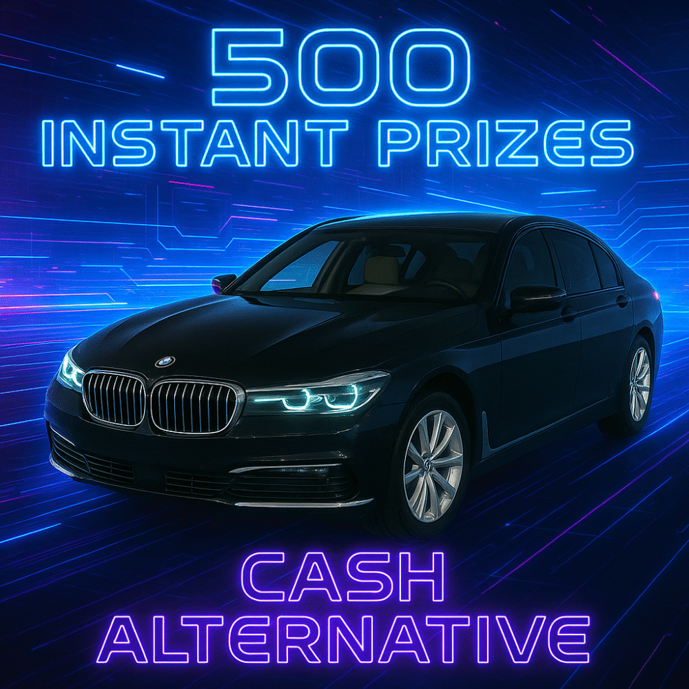 WIN BMW 7-Series xDrive 2017 + 500 Instant Prizes